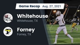 Recap: Whitehouse  vs. Forney  2021