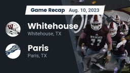 Recap: Whitehouse  vs. Paris  2023
