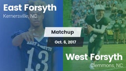 Matchup: East Forsyth High vs. West Forsyth  2017
