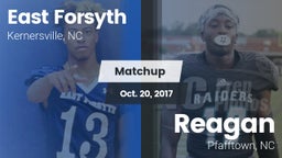 Matchup: East Forsyth High vs. Reagan  2017