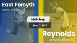 Matchup: East Forsyth High vs. Reynolds  2017