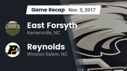 Recap: East Forsyth  vs. Reynolds  2017