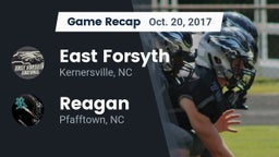 Recap: East Forsyth  vs. Reagan  2017