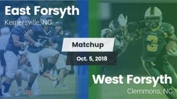 Matchup: East Forsyth High vs. West Forsyth  2018