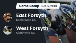 Recap: East Forsyth  vs. West Forsyth  2018
