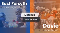 Matchup: East Forsyth High vs. Davie  2018