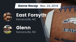 Recap: East Forsyth  vs. Glenn  2018