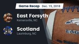 Recap: East Forsyth  vs. Scotland  2018