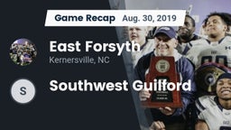 Recap: East Forsyth  vs. Southwest Guilford 2019