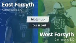 Matchup: East Forsyth High vs. West Forsyth  2019