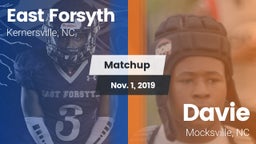 Matchup: East Forsyth High vs. Davie  2019