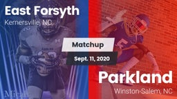 Matchup: East Forsyth High vs. Parkland  2020