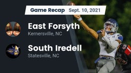 Recap: East Forsyth  vs. South Iredell  2021