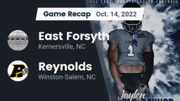 Recap: East Forsyth  vs. Reynolds  2022