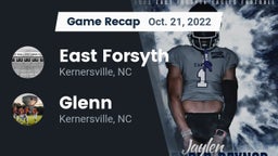 Recap: East Forsyth  vs. Glenn  2022