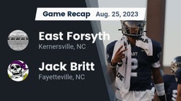 Recap: East Forsyth  vs. Jack Britt  2023