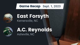 Recap: East Forsyth  vs. A.C. Reynolds  2023
