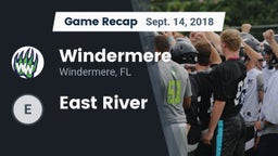 Recap: Windermere  vs. East River 2018