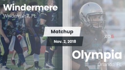 Matchup: Windermere High Scho vs. Olympia  2018