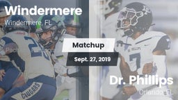 Matchup: Windermere High Scho vs. Dr. Phillips  2019