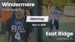 Matchup: Windermere High Scho vs. East Ridge  2019