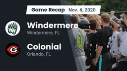 Recap: Windermere  vs. Colonial  2020