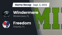 Recap: Windermere  vs. Freedom  2022