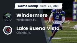 Recap: Windermere  vs. Lake Buena Vista  2023