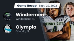 Recap: Windermere  vs. Olympia  2023