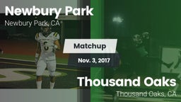 Matchup: Newbury Park vs. Thousand Oaks  2017