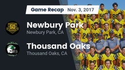 Recap: Newbury Park  vs. Thousand Oaks  2017