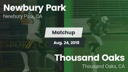 Matchup: Newbury Park vs. Thousand Oaks  2018