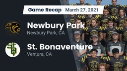 Recap: Newbury Park  vs. St. Bonaventure  2021