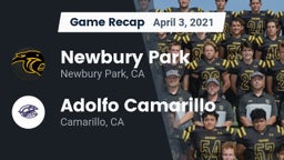 Recap: Newbury Park  vs. Adolfo Camarillo  2021