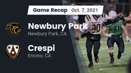 Recap: Newbury Park  vs. Crespi  2021