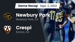 Recap: Newbury Park  vs. Crespi  2022