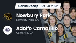 Recap: Newbury Park  vs. Adolfo Camarillo  2022