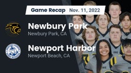 Recap: Newbury Park  vs. Newport Harbor  2022
