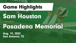 Sam Houston  vs Pasadena Memorial  Game Highlights - Aug. 19, 2022