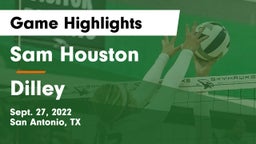 Sam Houston  vs Dilley  Game Highlights - Sept. 27, 2022