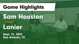 Sam Houston  vs Lanier  Game Highlights - Sept. 21, 2022