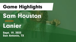 Sam Houston  vs Lanier  Game Highlights - Sept. 19, 2023