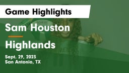 Sam Houston  vs Highlands  Game Highlights - Sept. 29, 2023