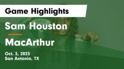 Sam Houston  vs MacArthur  Game Highlights - Oct. 3, 2023