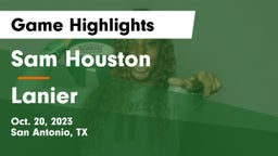 Sam Houston  vs Lanier  Game Highlights - Oct. 20, 2023