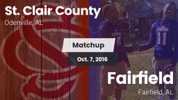 Matchup: St. Clair County vs. Fairfield  2016