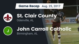 Recap: St. Clair County  vs. John Carroll Catholic  2017