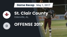 Recap: St. Clair County  vs. OFFENSE 2017 2017