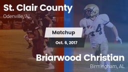 Matchup: St. Clair County vs. Briarwood Christian  2017