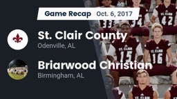 Recap: St. Clair County  vs. Briarwood Christian  2017
